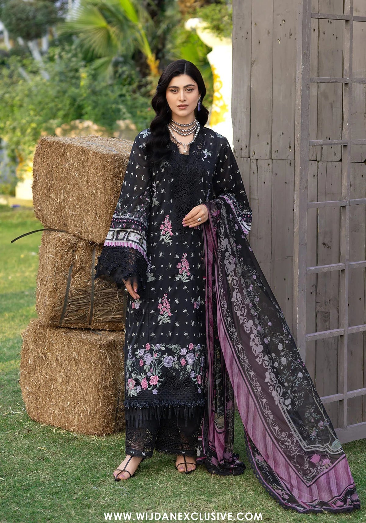 Elaf Chikankari Unstitched Print Collection - 2026 ERC-7A ARZO