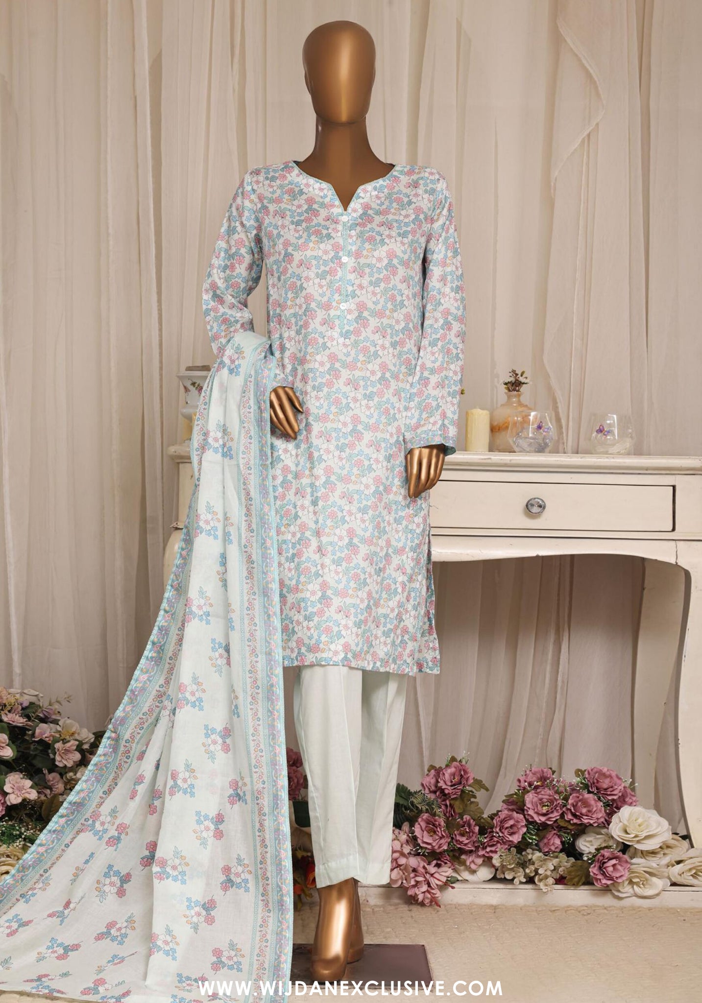 Daily Wear by HZ Textile | Stitched Printed Lawn Collection - 2026 (D-02)