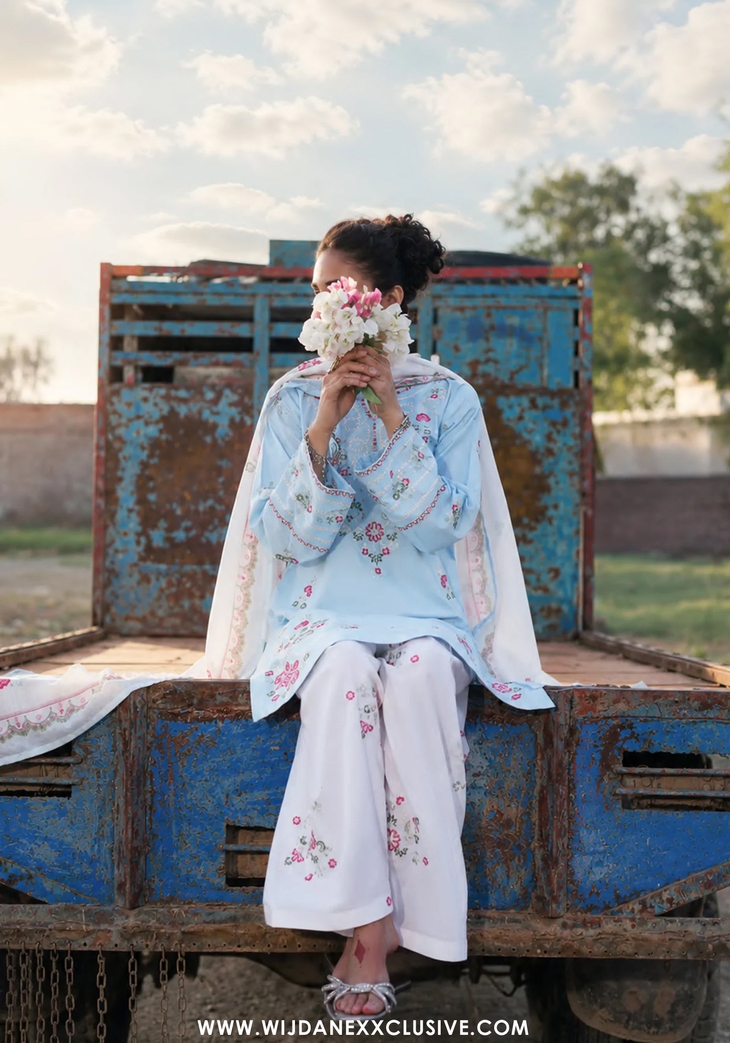 Casual Lite Her Stitched Embroidered Summer Cotton Lawn Collection - 2026 (D-02)