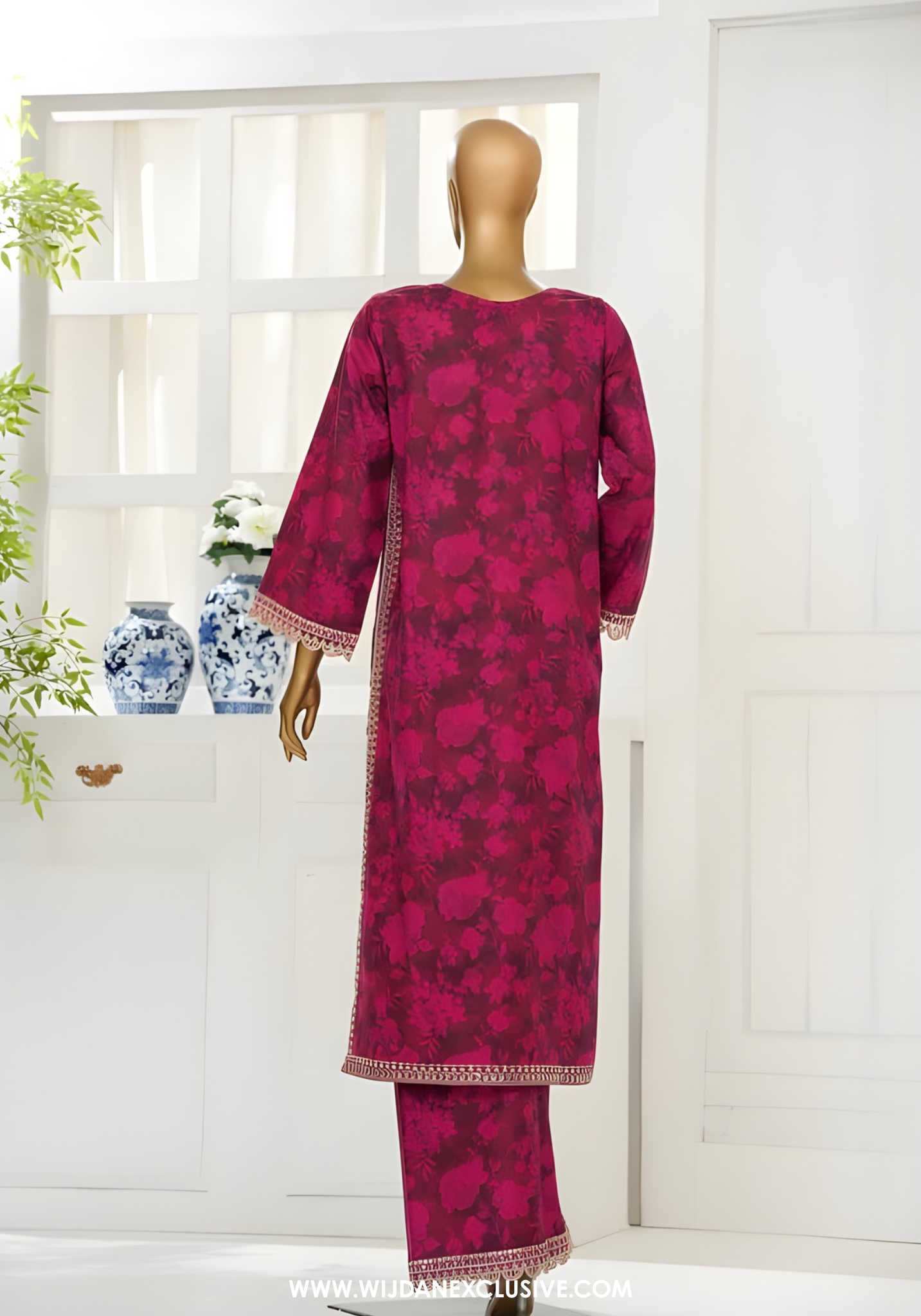 Sehar Zaira by Amna Khadija Printed & Embroidered Cotton Cambric Stitched Co ord Sets (D-01)