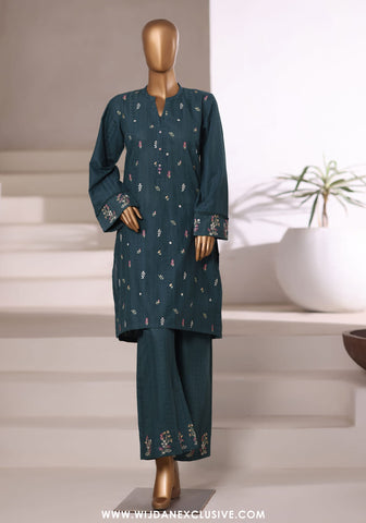 Sadabahar Vybe Stitched Jacquard Embroidered Sets Vol-II Collection - 2025 (GREEN)