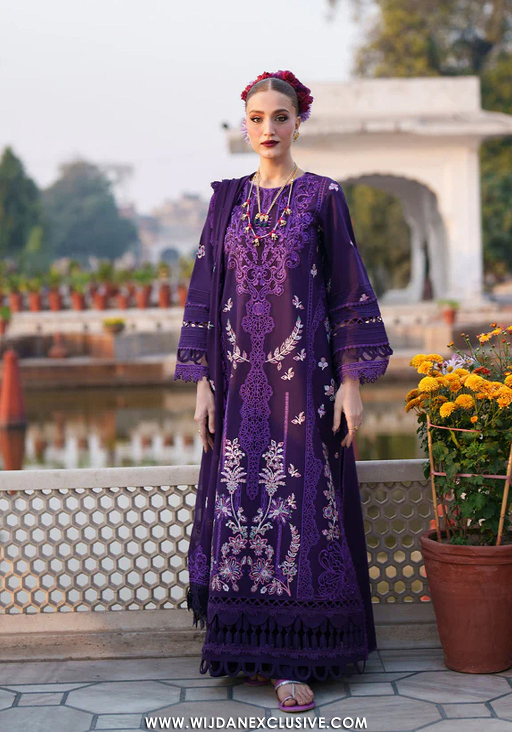 Gul by Mahnur | Unstitched Embroidered Lawn Collection - 2026 G-012