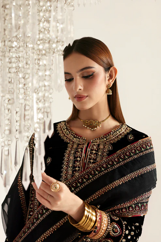 Zarposh by Emaan Adeel | Unstitched Velvet Collection - 2025 (RAZIA)