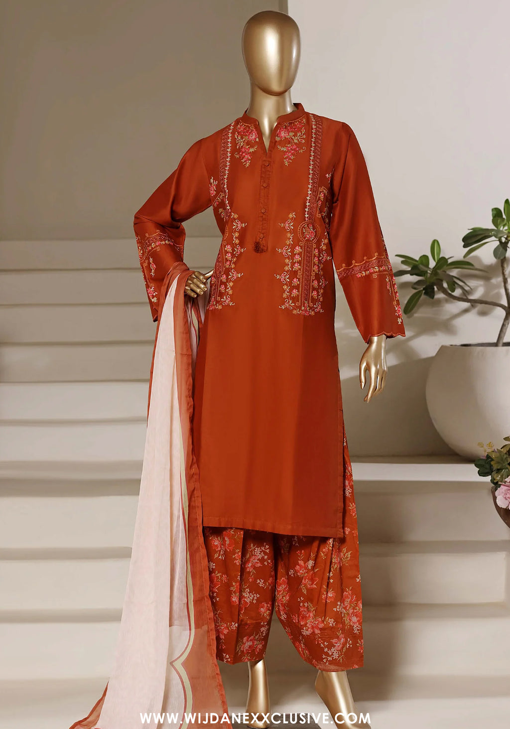 Eclair by Sadabahar | Stitched 3pc Embroidered Lawn Vol-02 Collection - 2026 (D-02)