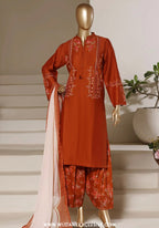 Eclair by Sadabahar | Stitched 3pc Embroidered Lawn Vol-02 Collection - 2026 (D-02)