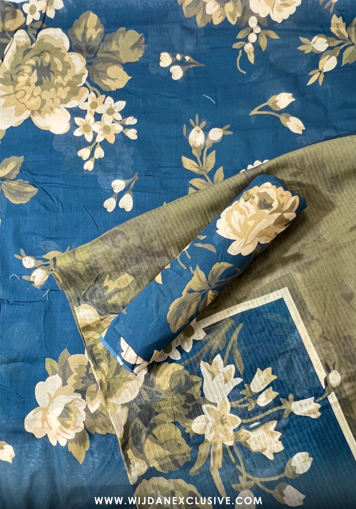 Casual Summer Unstitched Lawn Collection - 2025 by Wijdan D-02