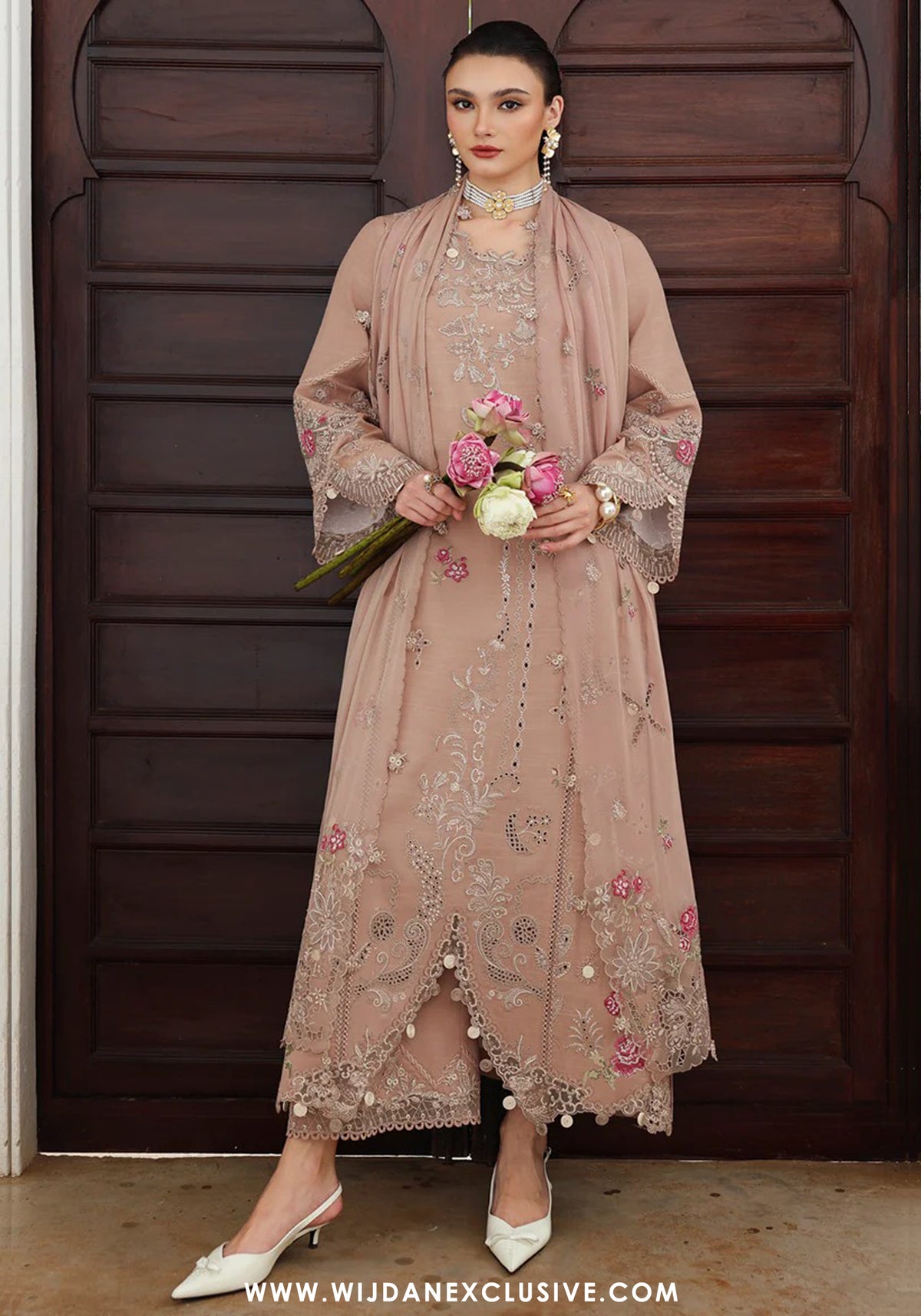 Qline Unstitched Linen Collection - 2025 KL-14 DUSK