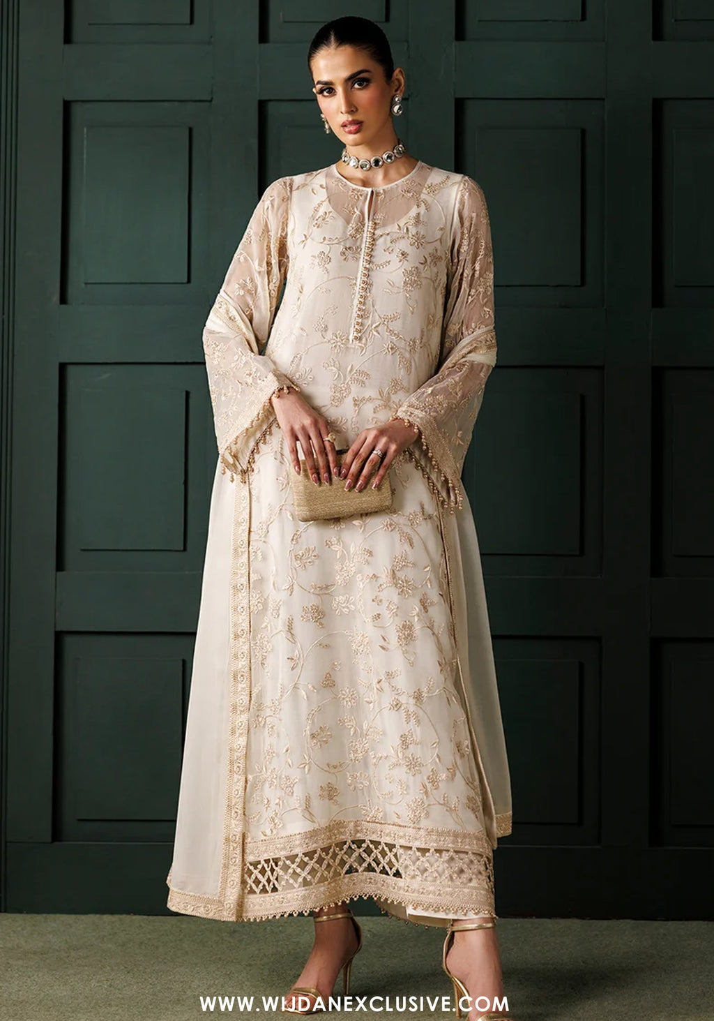 Baroque Unstitched Embroidered Chiffon Collection - 2026 (UF-4437)