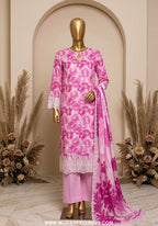 Libas e Khas 3pc Unstitched Embroidered Lawn Collection - 2026 (D-02)