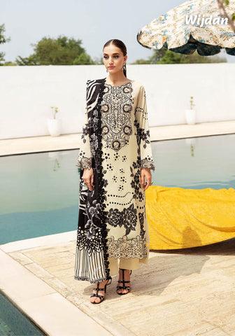 Rangrez Luxury Lawn Collection'25 Vol-06 by Ramsha N-602