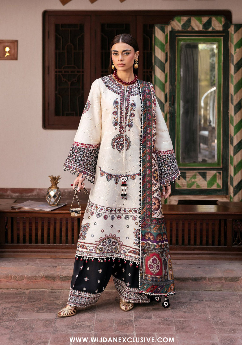 Shahkaar by Jazmin | Unstitched Luxury Eid Lawn S'S - 2026 (D-02)