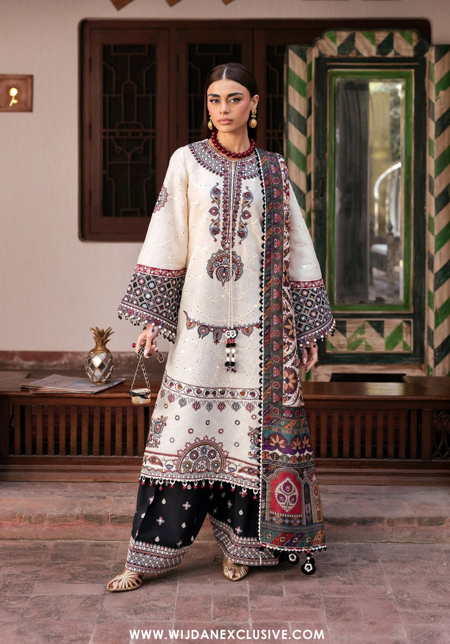 Shahkaar by Jazmin | Unstitched Luxury Eid Lawn S'S - 2026 (D-02)