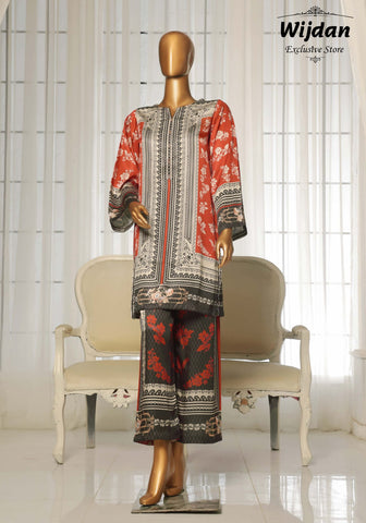 Sadabahar 2pc Stitched Silk Printed Collection'25 D-02