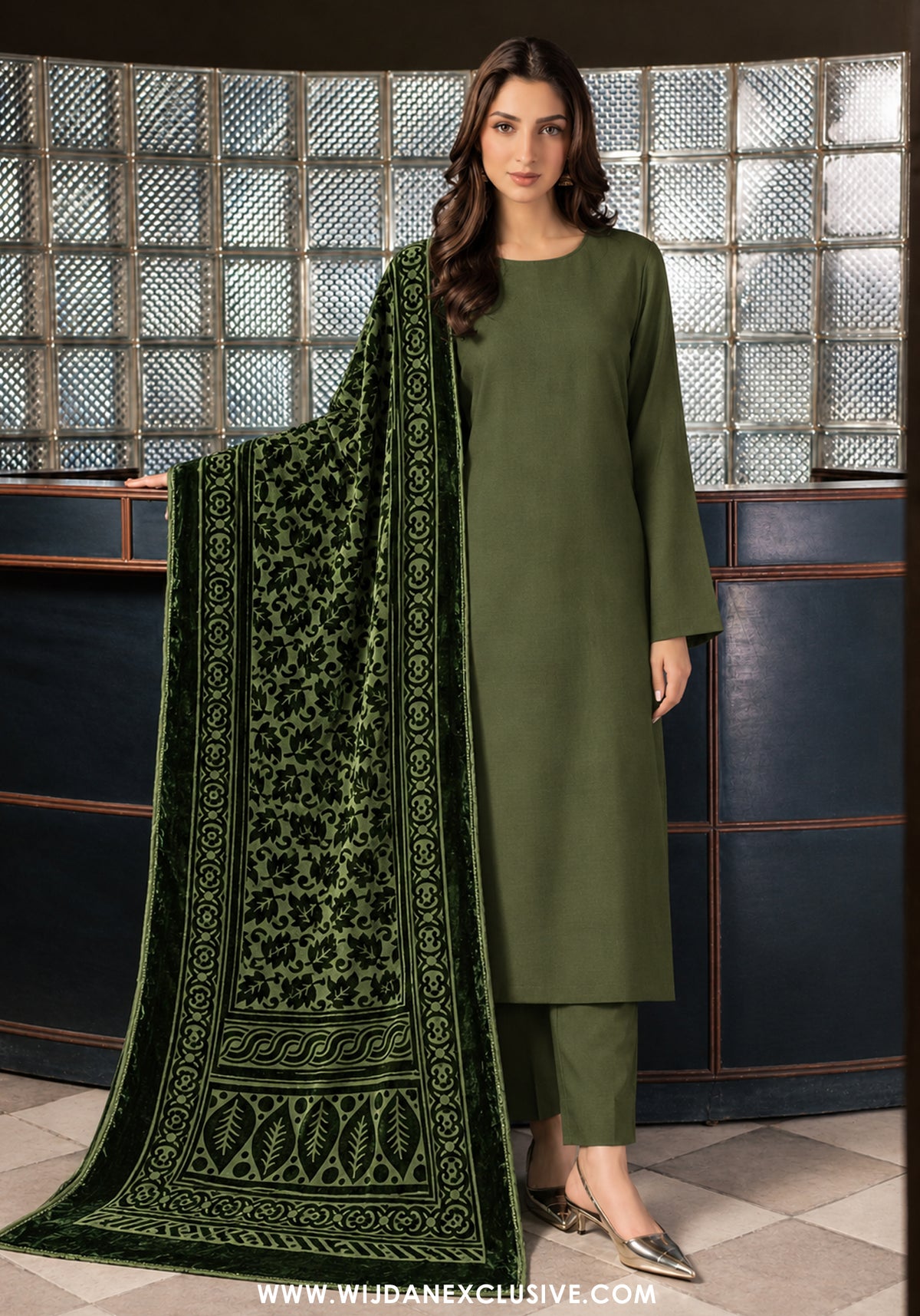 Raagni by Wijdan | Unstitched Palachi Shawl Collection - 2026 (D-02)