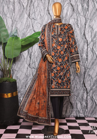 HZ Unstitched Platinum Digital Printed Lawn Collection - 2025 PPC-406