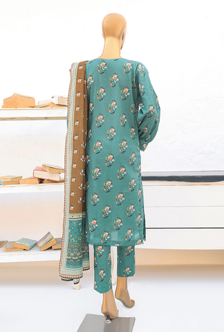 Mother Printed Cotton Winter Un-Stitched Collection by Hz Textile D-02