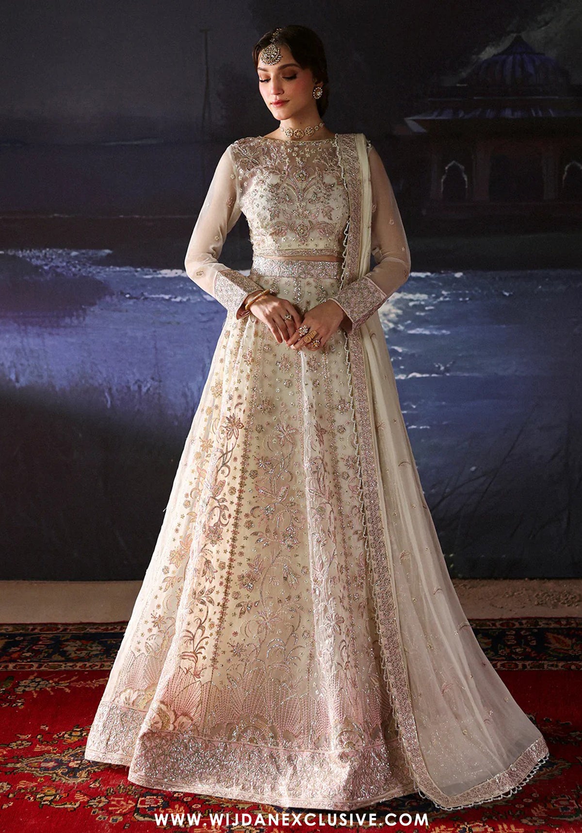 Pakeezah Unstitched Luxury Formals - 2025 by Mahnur PK-06 NUREH