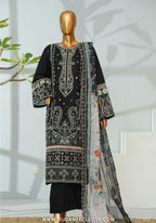 Bin Saeed Stitched Luxury Lawn Embroidered Vol-I Collection - 2026 (D-02)