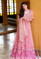 Bachelorette Chronicles by Mushq | Unstitched Embroidered Chiffon Collection'26 (PINK PROMISE)