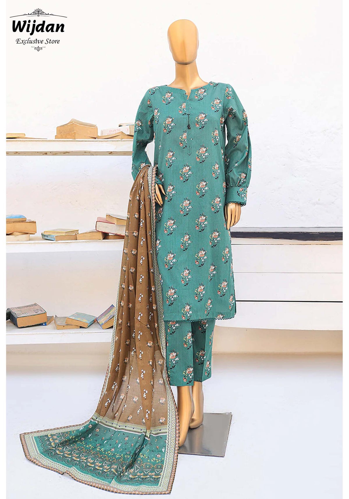 Mother Printed Cotton Winter Un-Stitched Collection by Hz Textile D-02