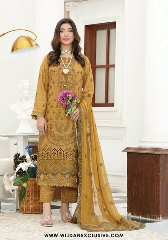 Cocktail Unstitched Embroidered Viscose Collection - 2025 D-02