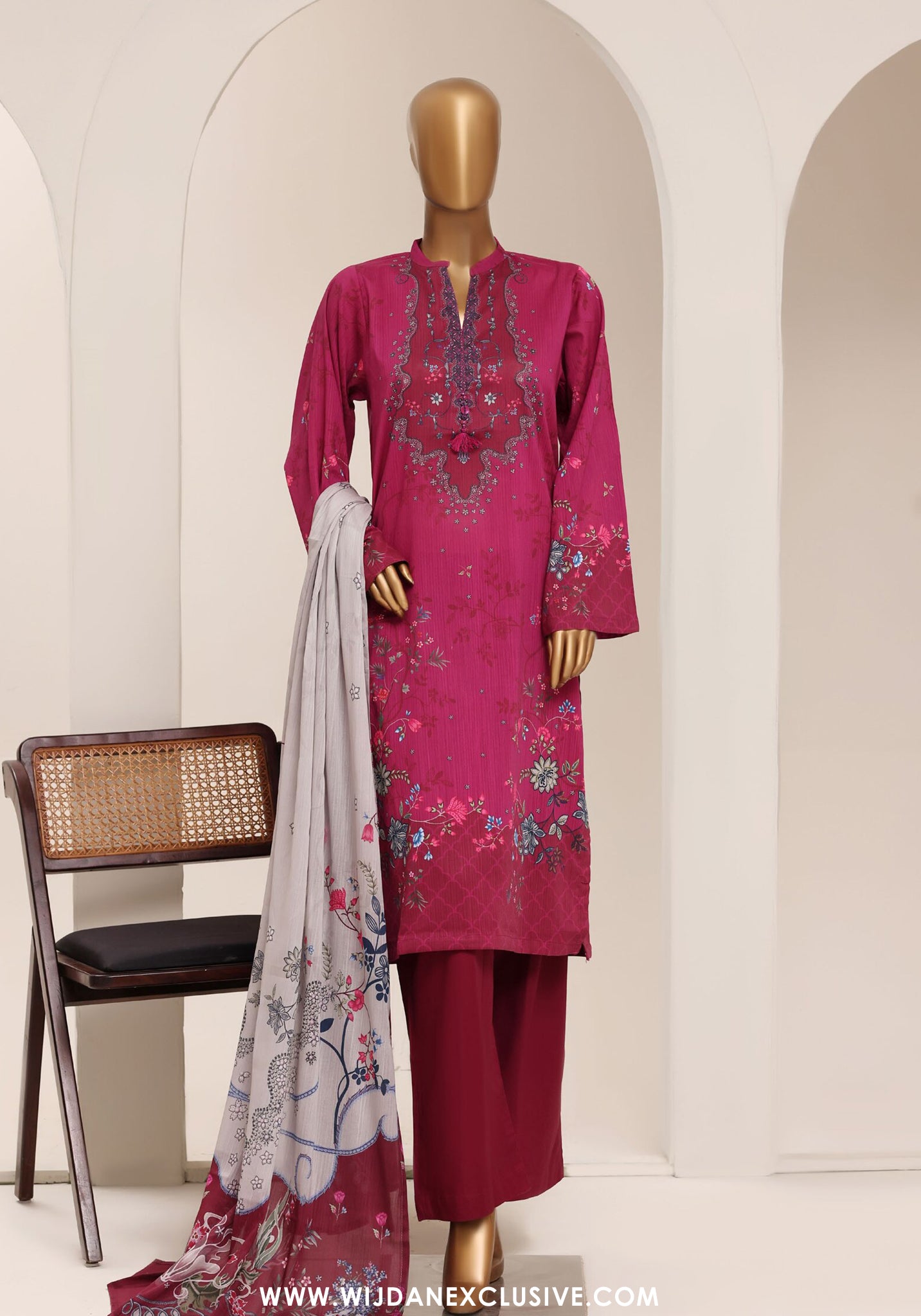 Sadabahar Stitched Printed Lawn Vol-13 Collection – 2026 (D-02)