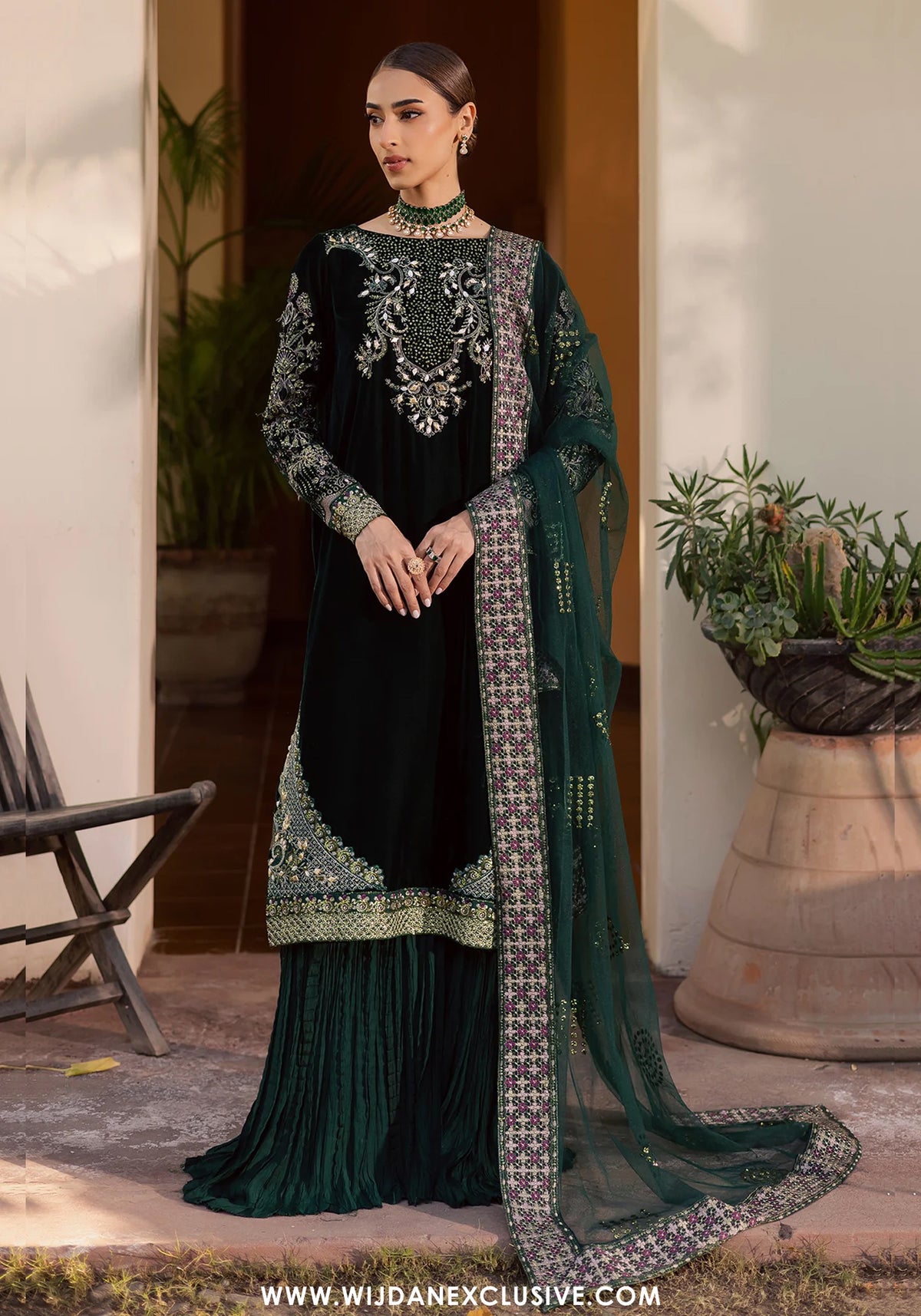 Maya by Nurèh | Unstitched Velvet Vol-II Wedding Edit - 2025 NW-115