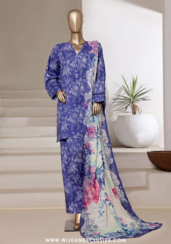 Sadabahar Stitched Printed Cotton Farshi Shalwar Collection - 2025 Vol-02 (Twilight)