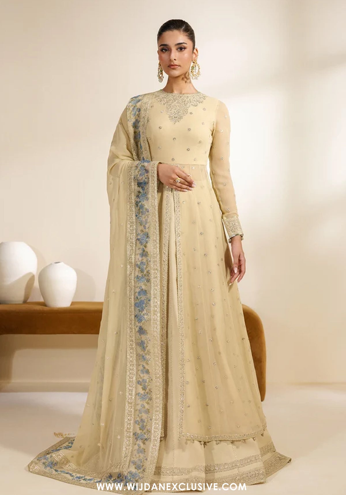 Meraki by Zarif | Unstitched Embroidered Chiffon Formal Collection - 2026 (DARYA)