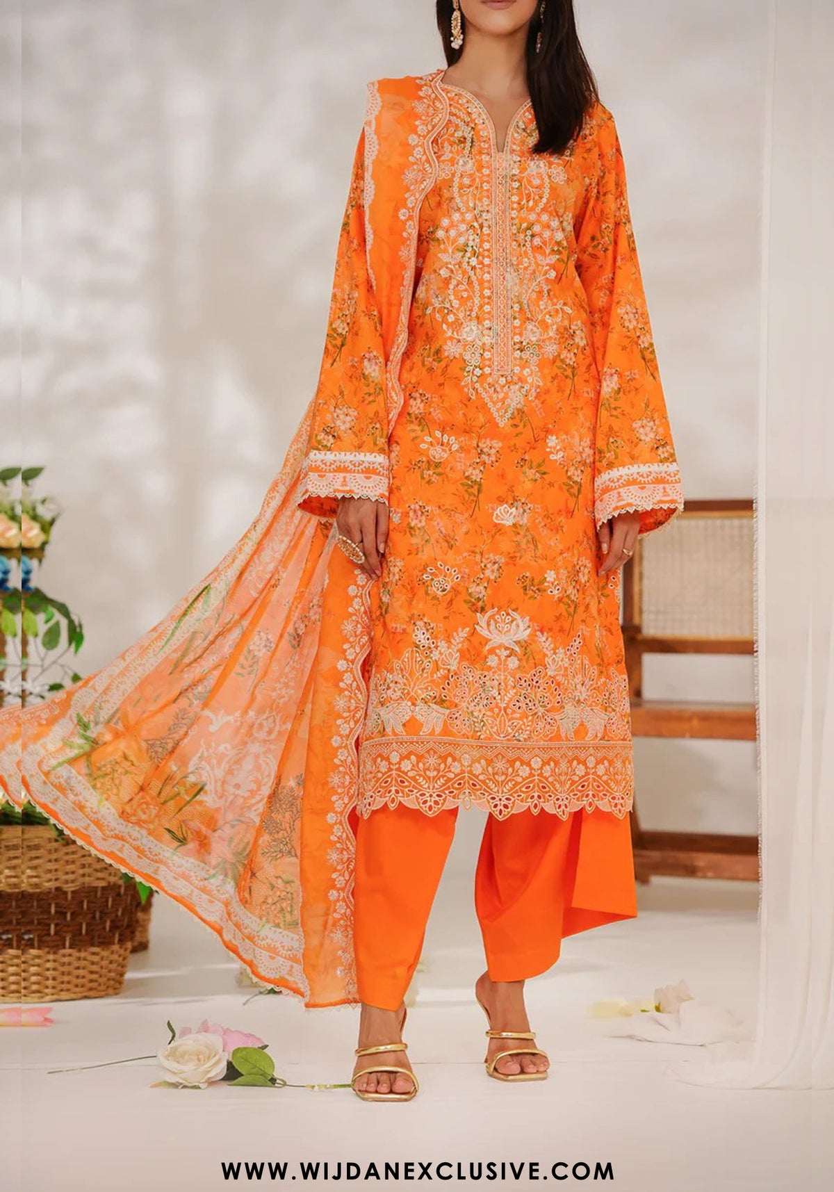 VS Zynah Unstitched Premium Chikankari Collection - 2025 D-690