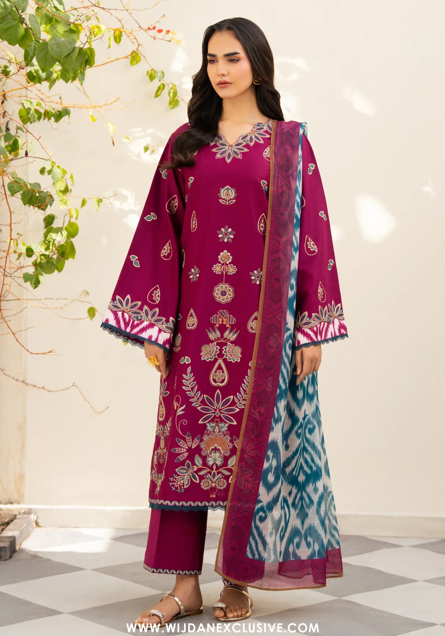 Namah by Xenia | Unstitched Embroidered Summer Lawn Collection - 2026 (NELAM)