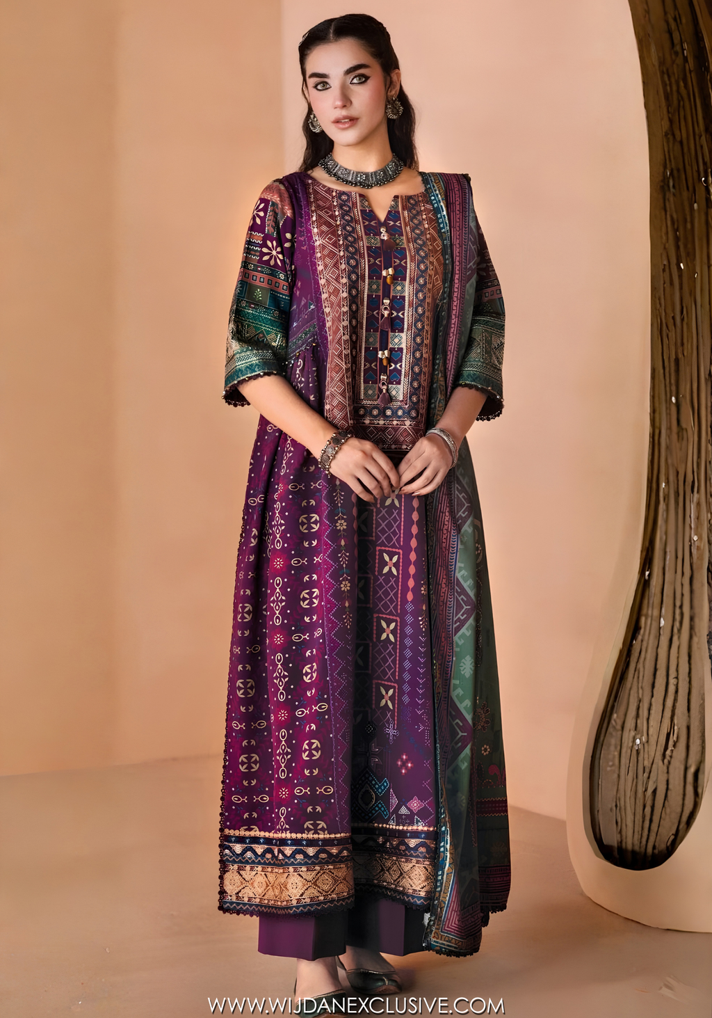 One Nation by Florent | Unstitched Printed & Embroidered Viscose Collection'26 (LAYLA)