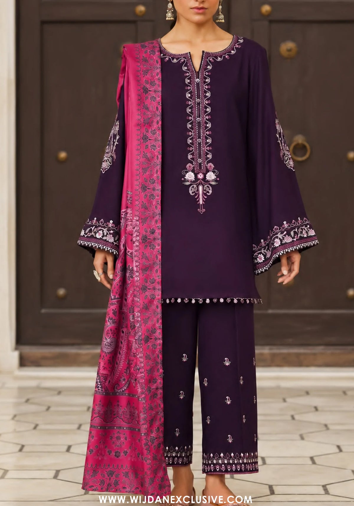 Moksha by Casual Lite | Stitched Embroidered Premium Silk Collection'26 (D-02)