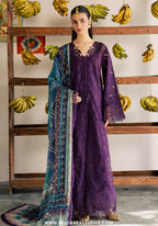 Bazaar by Nureh | Unstitched Embroidered Lawn Collection - 2026 (NE-253)
