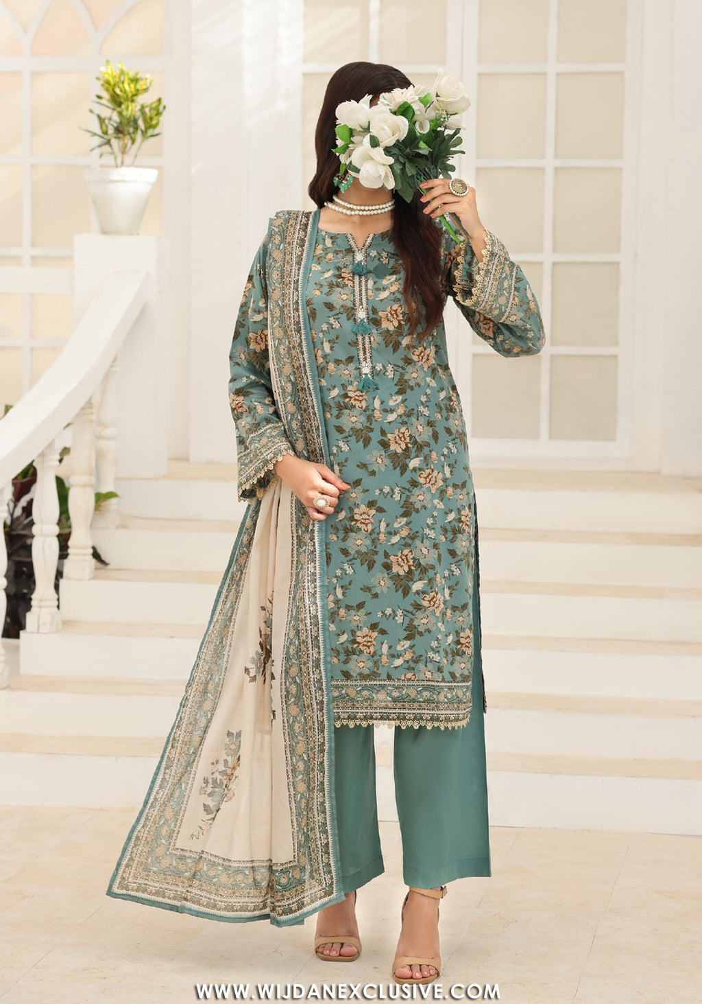 Maya by Aizal | Stitched Digital Printed Lawn Vol-03 Collection - 2026 (D-02)