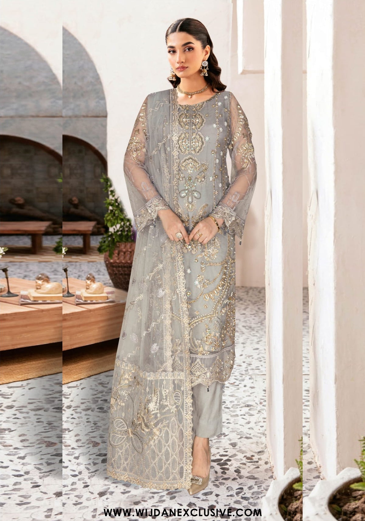 Wijdan Unstitched Luxury Wedding Vol-01 Collection – 2025 WD-430