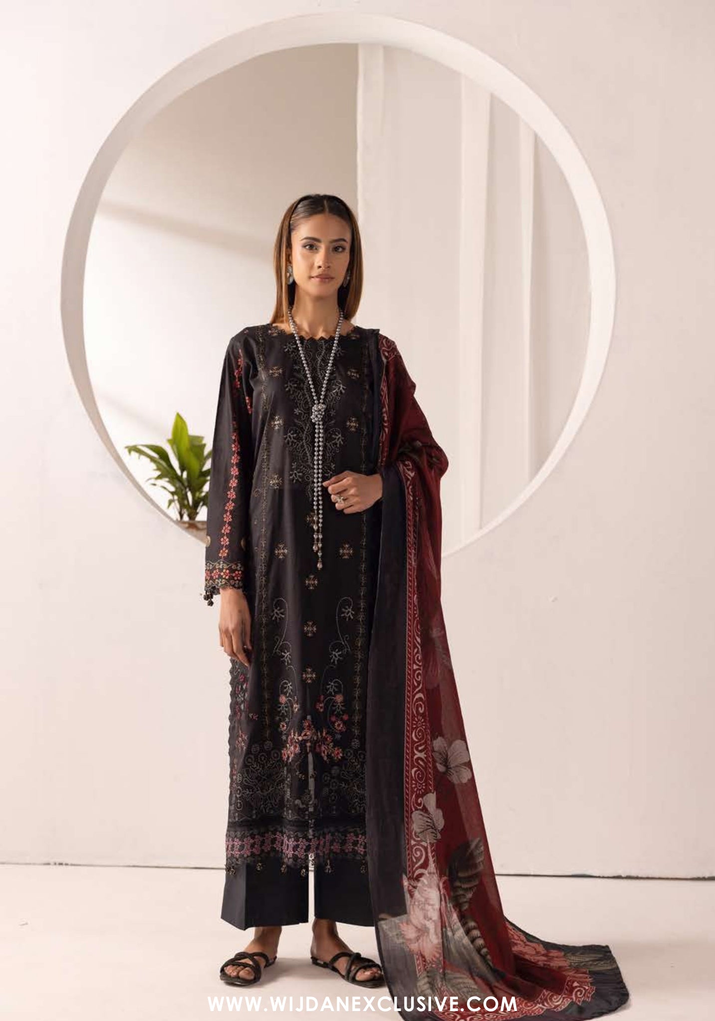 Ibtida by Nur | Unstitched Embroidered Lawn Collection - 2026 (IK-311)