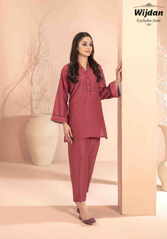 Anha Stitched 2pc Printed Swiss Collection'24 with khussa by Tawakkal D-02