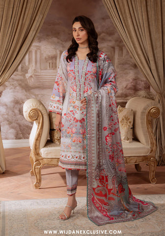 Velouré Unstitched Printed Silk Collection - 2025 by Gulaal (Twilight Elegance)