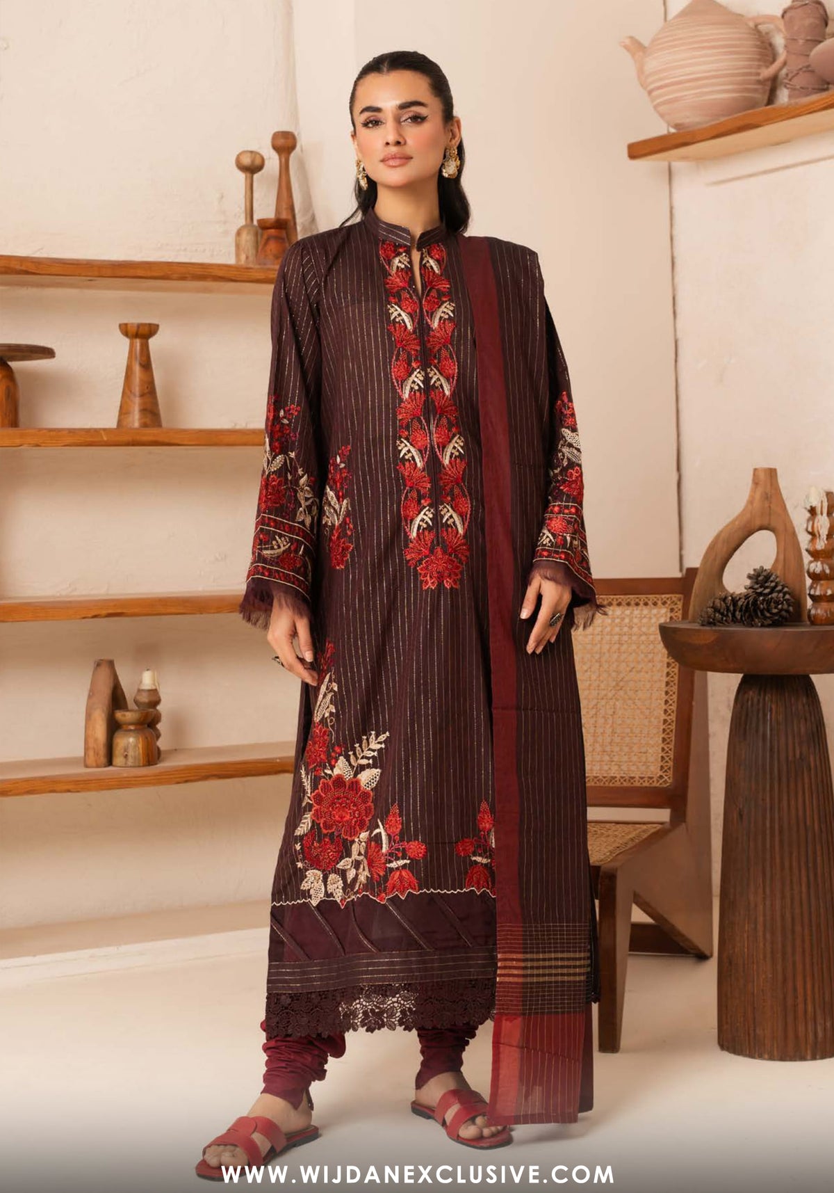 Rizil Embroidered Fancy Lawn Collection - 2025 D-435