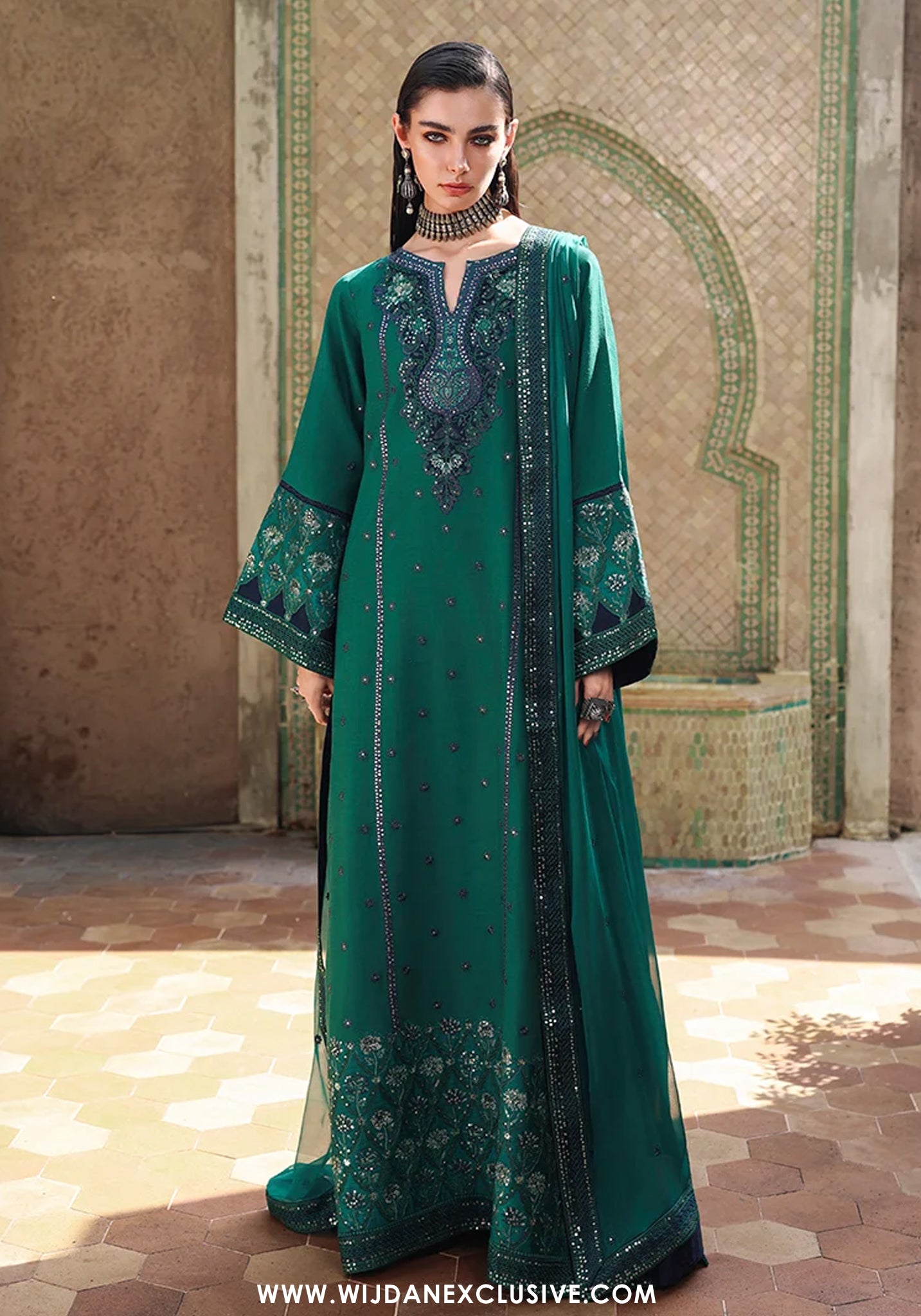 Nuvera by Mushq | Unstitched Embroidered Raw Silk Formal Collection'26 (ROYAL AFFAIR)