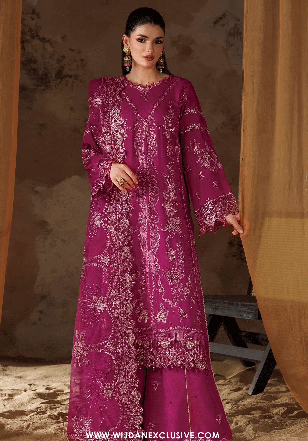 Shehnai by Ramsha | Unstitched Luxury Formal Raw Silk Collection'26 (SS-202)