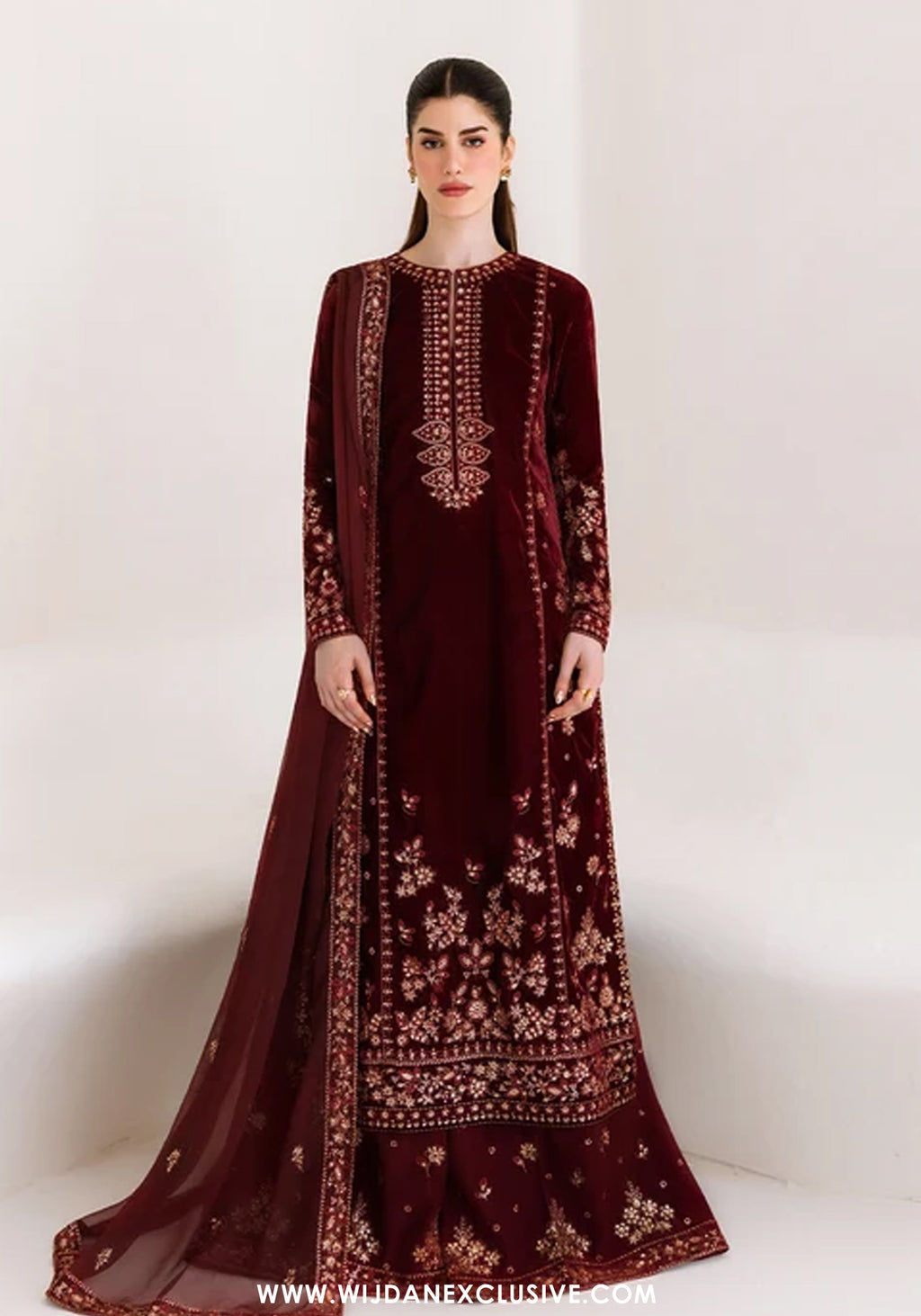 The Velvet Affair by Emaan Adeel | Unstitched Formal Embroidered Collection'26 (CORINNE)