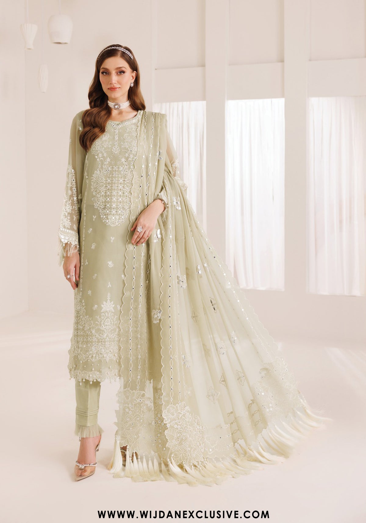 Dhagaay Unstitched Chiffon Collection - 2025 by Alizeh DHG-5031 AHANA