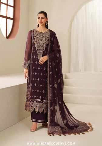 Alizeh Reena Handmade Unstitched Luxury Chiffon Collection - 2025 (TEHWAR)