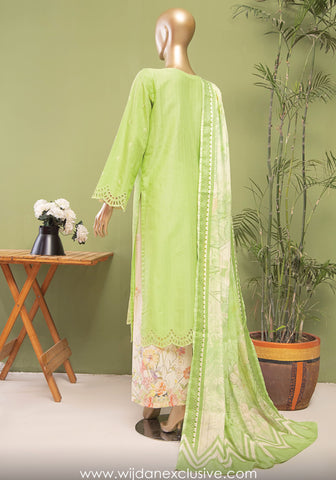 HZ Oriental Printkari Bana Dora Embroidered Lawn Collection'25 D-02