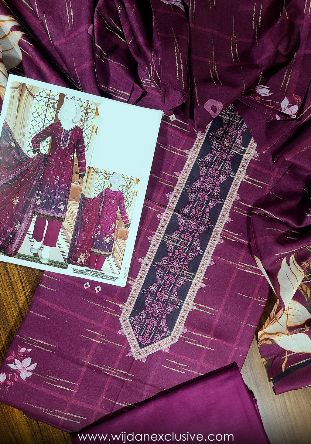 Wijdan Brosha Printed Lawn Collection D-02