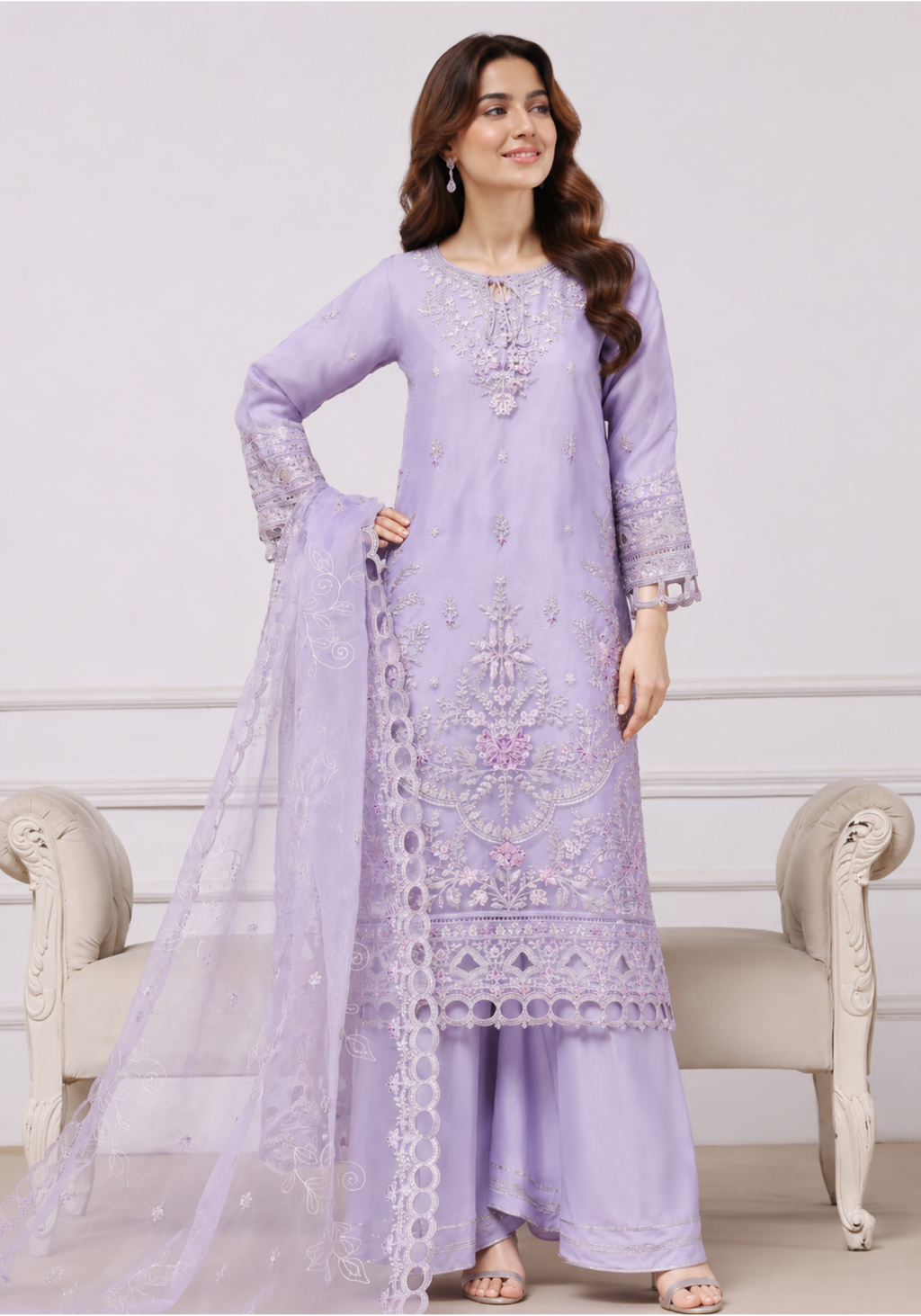 Sadabahar Mahpara Stitched Festive Formal Vol-01 Collection - 2026 (D-02)