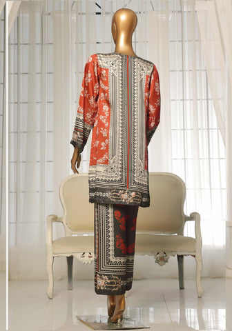 Sadabahar 2pc Stitched Silk Printed Collection'25 D-02