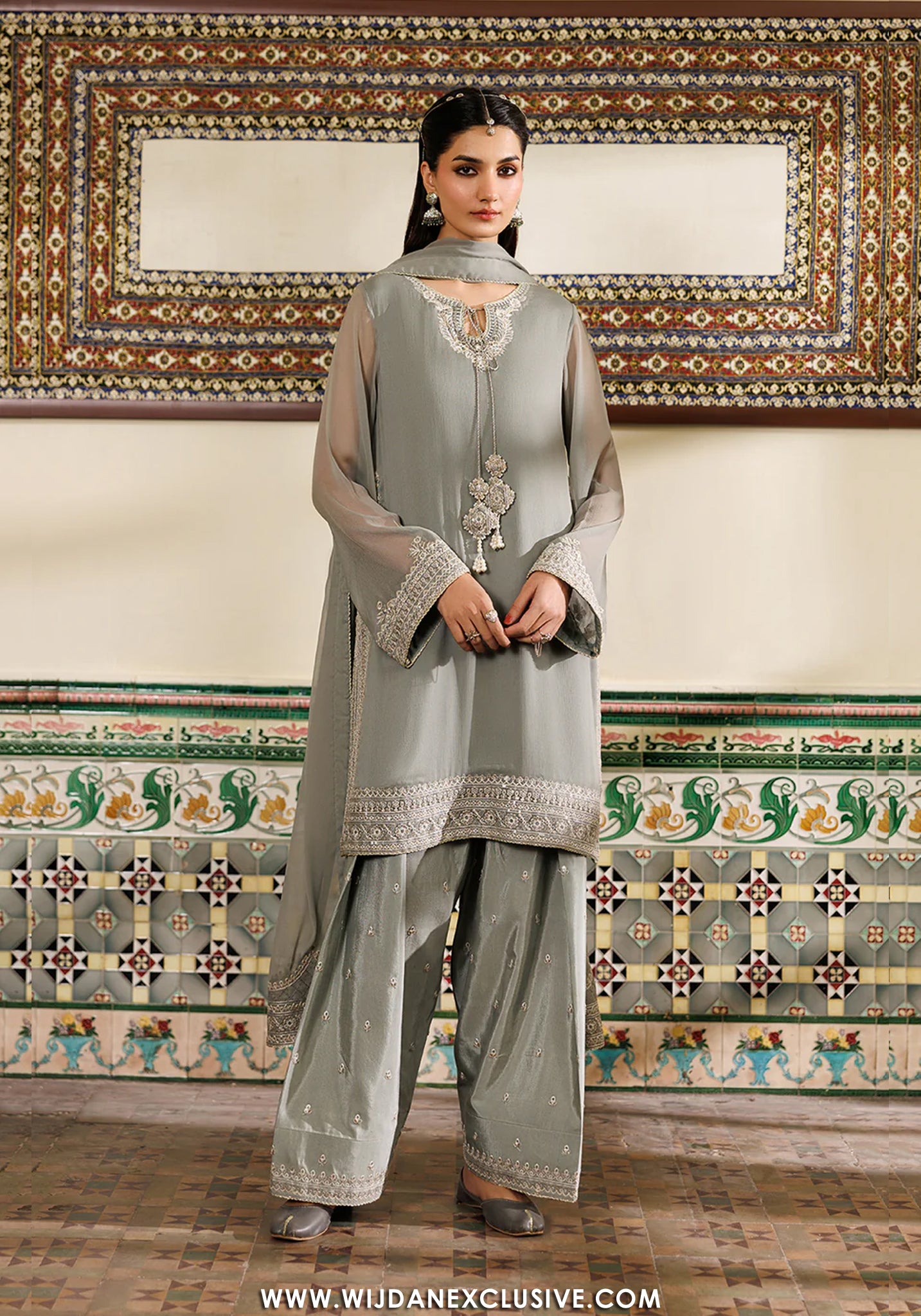 Iznik Unstitched Embroidered Chiffon Semi-Formals Collection - 2026 CC-91